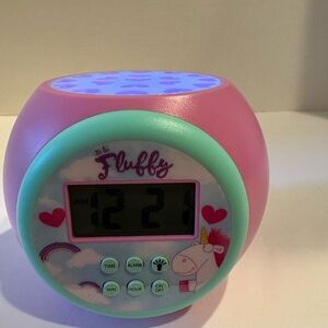 Minions Fluffy the Unicorn Alarm Clock and Light Projector